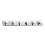 Design House Steel Vanity In Polished Chrome 6-LIGHT. Fixed Price $63.59.