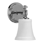 Quorum Light Satin Opal Wall Mount, Chrome 5422-1-14. Fixed Price $60.00.