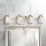 Quoizel Kolt 29" Wide Brushed Nickel Led Bath Light. Fixed Price $369.99.