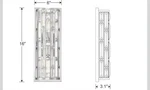 Doraimi Lighting 2 Pack Crystal Bathroom Wall Sconce Modern Concise Styl. Fixed Price $58.99.