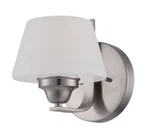 Nuvo Ludlow 1 Light Brushed Nickel Vanity Wall Sconce. Fixed Price $47.99.
