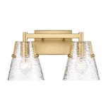 Z-lite 1101-2V Analia Light 10"W Vanity Gold. Fixed Price $189.99.