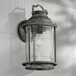 Kichler Ashland Bay 16"H Zinc Large Outdoor Wall Light. Fixed Price $319.99.