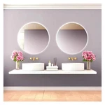 Titan Led Vanity Round Mirror - Adjust. Temp. & Brightness 32 X (sold As 1). Fixed Price $399.00.