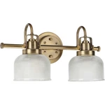 Progress Lighting P2991 Brass Archie 2-LIGHT 17"W Bathroom Vanity. Fixed Price $128.84.