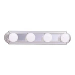 Kichler Independence 24 In. 4-LIGHT Chrome Transitional Bathroom Vanity. Fixed Price $26.18.