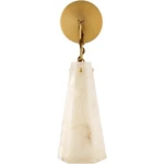 Galey Alix Livabliss Sloane Wall Sconce Alabaster White Stone Shade Bronze Fit. Fixed Price $299.99.