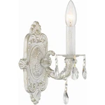 Crystorama 5021-AW-CL-S Paris Market Wall Sconce Antique White. Fixed Price $293.82.