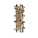 Allegri Vermeer 4 Light Wall Bracket, Gold/firenze Clear Crystal - 11192. Fixed Price $770.00.