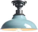 Samteen Farmhouse Semi Flush Ceiling Light 12-INCH Blue. Fixed Price $90.72.