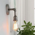 Lnc 2-IN 1-LIGHT Brushed Silver Led Mid-century Vanity Fitter. Fixed Price $39.93.