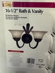 Designers Fountain Lighting 9222 Orb Alora Collection Wall Sconce Oil. Fixed Price $45.00.