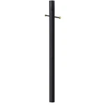 Solus 7 Ft. Black Outdoor Direct Burial Aluminum Lamp Post Light With Cross Arm. Fixed Price $98.76.