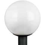 Sunlite 12" Outdoor Globe Polycarbonate Post Fixture 3" Mount. Fixed Price $62.47.