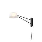 Sonneman 2030.25 Ray 6" Tall Led Short Wall Sconce - Satin Black / Opal White. Fixed Price $1320.00.