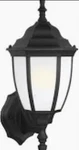 Cornerstone 18" Tall Outdoor Wall Sconce With Glass Panel Shades. Fixed Price $45.99.