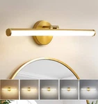 Kaisite Gold Vanity Light Fixture 15W 5CCT Angle Adjustable 22 Inch Led. Fixed Price $15.99.