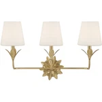 Crystorama 573-OP-GA Broche Bath Vanity Light Wall In Antique Gold. Fixed Price $398.00.