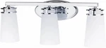 Miseno SBU135854CH Chrome 3-LIGHT Reversible Bathroom Vanity Fixture. Fixed Price $68.97.