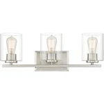 Designers Fountain 93003-SP Liam Bathroom Vanity Light Satin Platinum. Fixed Price $81.50.