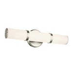 Kichler Rosh Light Wall Sconce, Brushed Nickel/white - 55187NILED. Fixed Price $139.97.
