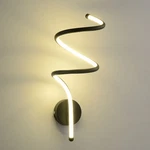 Modern Curved Line Wall Led Bedroom Sconce Lighting Reading Lamp Fixtures. Fixed Price $33.48.