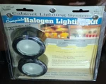 Westek SR60HCS 2-PIECE Round Puck Under Cabinet Light Fixture Halogen White/bla. Fixed Price $49.99.