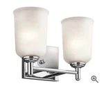 Kichler Shailene 2 Light 13" Wide Vanity Model: 45573CH. Fixed Price $76.49.