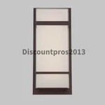 Modern Forms WS-W1616-BZ Phantom Led Outdoor Wall Light New In Box. Fixed Price $250.00.