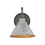 Golden Jasper 1-LIGHT Wall Sconce, Black Iron/galvanized Steel 0877-1WABI-GV. Fixed Price $144.00.