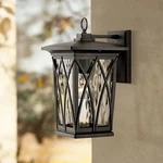 Quoizel Grover 14 1/2" High Mystic Black Outdoor Wall Light. Fixed Price $207.99.