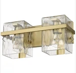 Z-lite 1938-2V-MGLD Bennington Light 14.25 Inch Modern Gold Vanity Wall. Fixed Price $79.99.