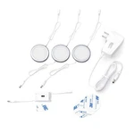 Eshine Under Cabinet Puck Lights With Hand Wave Sensor Circular Led. Fixed Price $38.02.