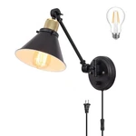 Trlife Wall Sconce Plug In, Dimmable Lights With Cor.... Fixed Price $48.69.