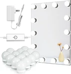 Waneway 14 Bulb Vanity Lights For Mirror, Plug-in Power Adapter & Touch Dimmer,. Fixed Price $49.70.