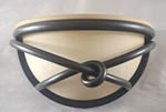 New Minka Lavery Knotted Wall Sconce Aspen Bronze Rustic Scavo Glass 971-138. Fixed Price $39.82.