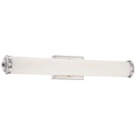 Designers Fountain LED68304-SP Geneva Bathroom Vanity Light Satin Platinum. Fixed Price $107.95.