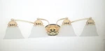Nuvo Lighting Empire 4 28.75" Vanity Polished Brass 60-351 (OR2UP). Fixed Price $150.00.