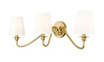 Z-lite 7509-3S Gianna Light 10" Tall Wall Sconce Gold. Fixed Price $198.00.