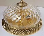 Hinkley H4881 Flush Mount 3 Light Pineapple Motif Plantation Brass Ceiling Heavy. Fixed Price $325.00.