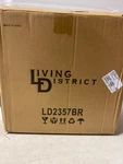 Elegant Lighting LD2357BR Neri 6" Wide Vanity - Brass / Clear. Fixed Price $72.99.