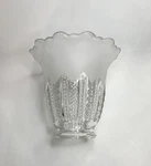 Angelo Frosted & Clear Sconce Glass Lamp Shade 4.5" Tall Fits Standard Bulb. Fixed Price $14.95.