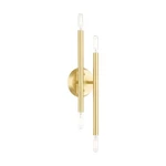 Livex Soho Light Sconce, Satin Brass 46771-12. Fixed Price $133.96.