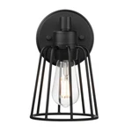 Black Sconce Wall Lighting Vintage Cage Vantiy Bathroom Bedroom Hallway. Fixed Price $45.99.