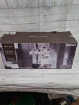 Allen + Roth Vallymede 8 Light Brushed Nickel Clear Glass Jar Pendant. Fixed Price $54.99.