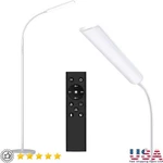Bright Led Floor Lamp Adjustable Color Temperature Remote Control Reading Light. Fixed Price $45.58.