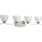 Progress Lighting P300098 Nickel Laird 4-LIGHT 33"W Bathroom Vanity. Fixed Price $108.01.