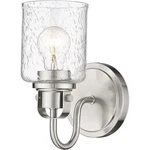 Z-lite 340-1S-BN Kinsley Light 5.25 Inch Brushed Nickel Wall Sconce. Fixed Price $94.00.