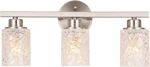 Alice House 20" Bathroom Vanity Light 3 Brushed Nickel Finish Over Mirror. Fixed Price $59.99.