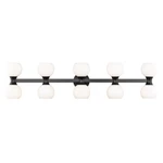 Z-lite Artemis Light Vanity, Black/matte Opal 494-10V-MB. Fixed Price $262.00.